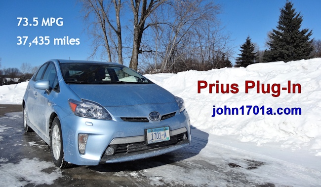First Card (front) for the 2012 Prius PHV